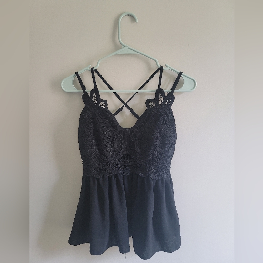 Main Strip Tank, Size SM, Black